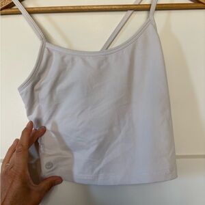 Ava Crop Top - White (M) Senita Athletics